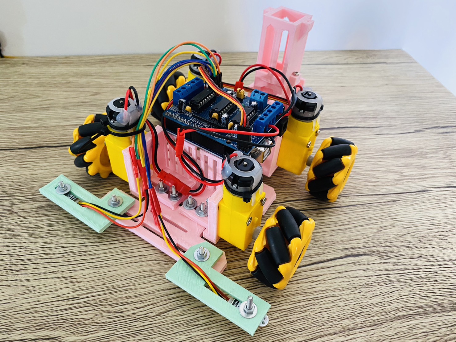 หุ่นยนต์ระดับกลาง สพฐ.2024 แบบล้อสไลด์