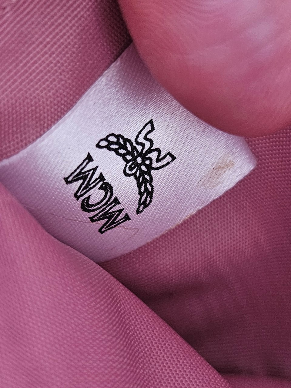 MCM Tracy Crossbody Wallet Pink