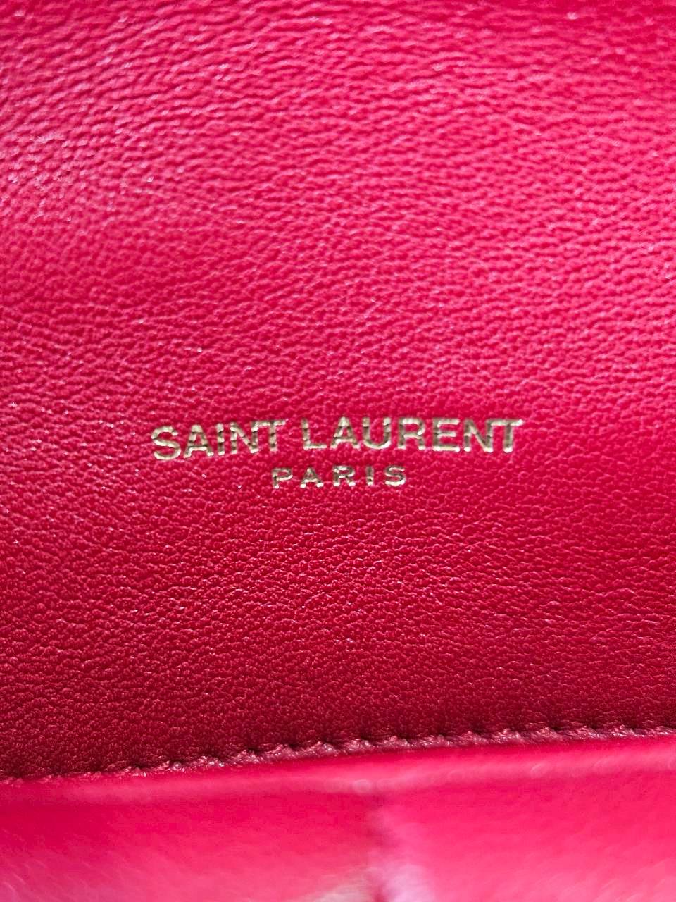 YSL Toy Puffer Mini Bag สีแดง