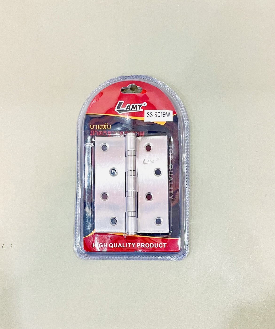 บานพับสแตนเลส 4" x 3"(แพค3ตัว)