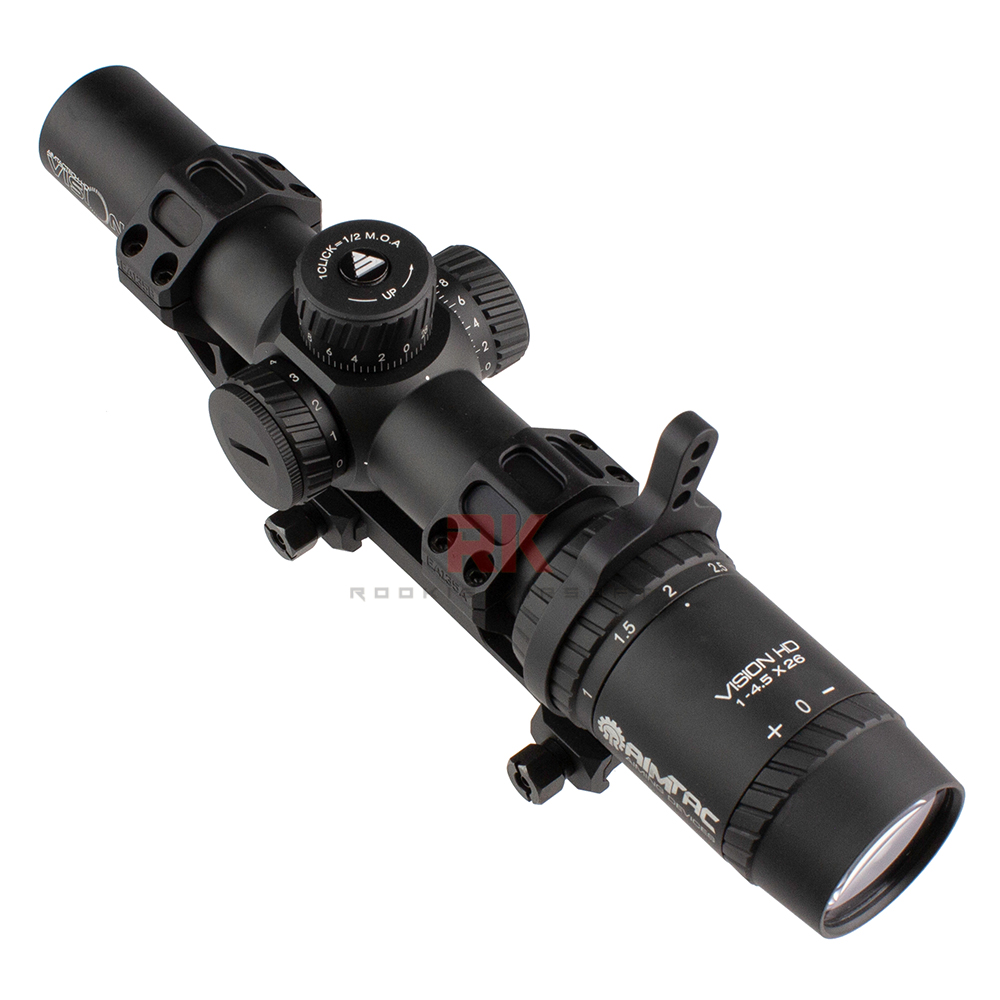 Arrow Optics AIMTAC Vision HD 1-4.5x26mm Rifle Scope (Black)