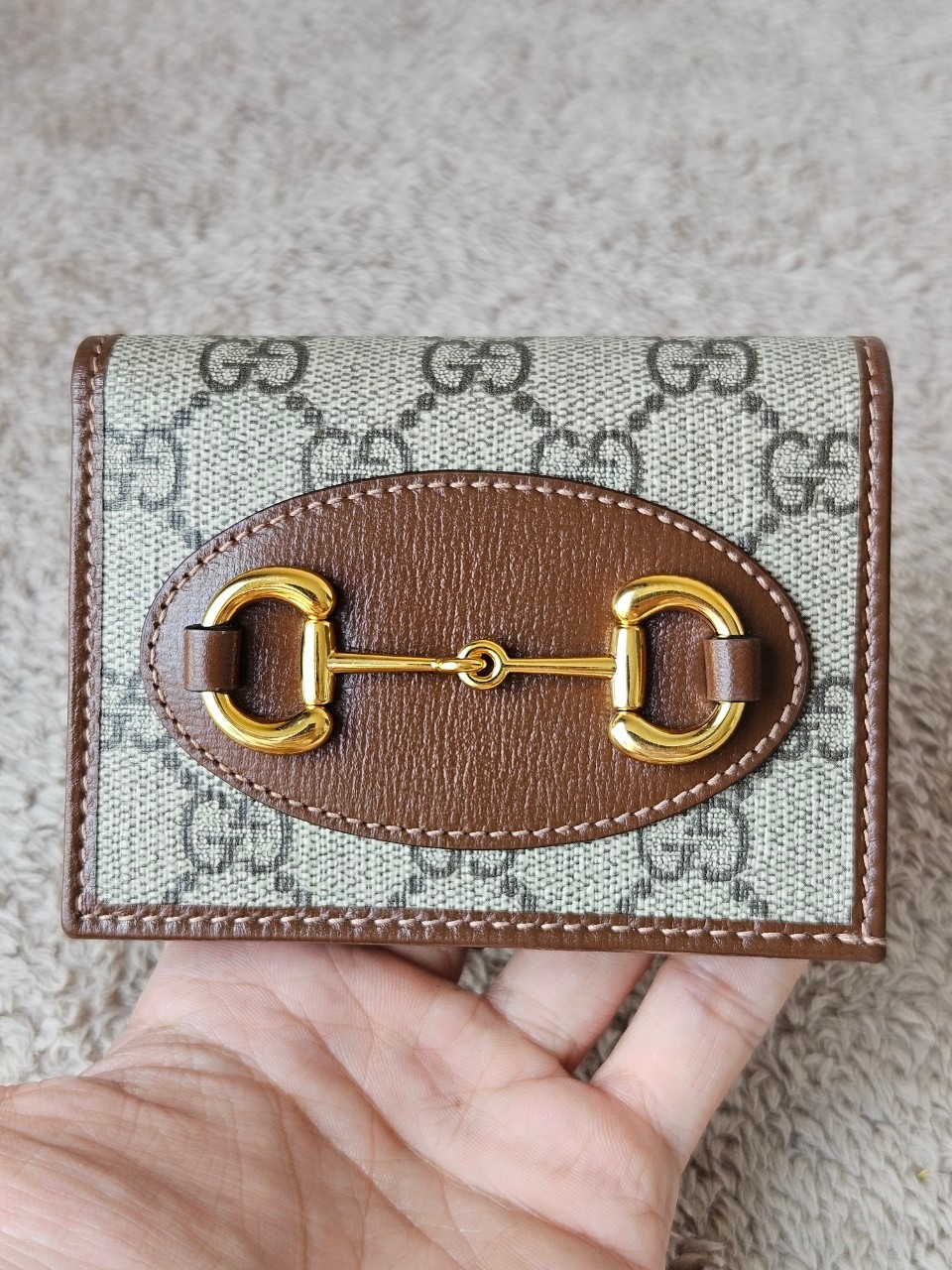 Gucci Horsebit Card Case Wallet