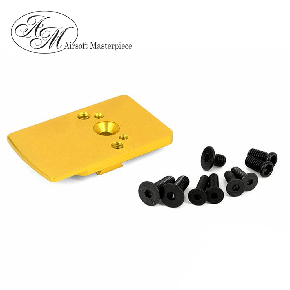 Airsoft Masterpiece Rear Sight Mount for Hi-CAPA 5.1 (Gold)
