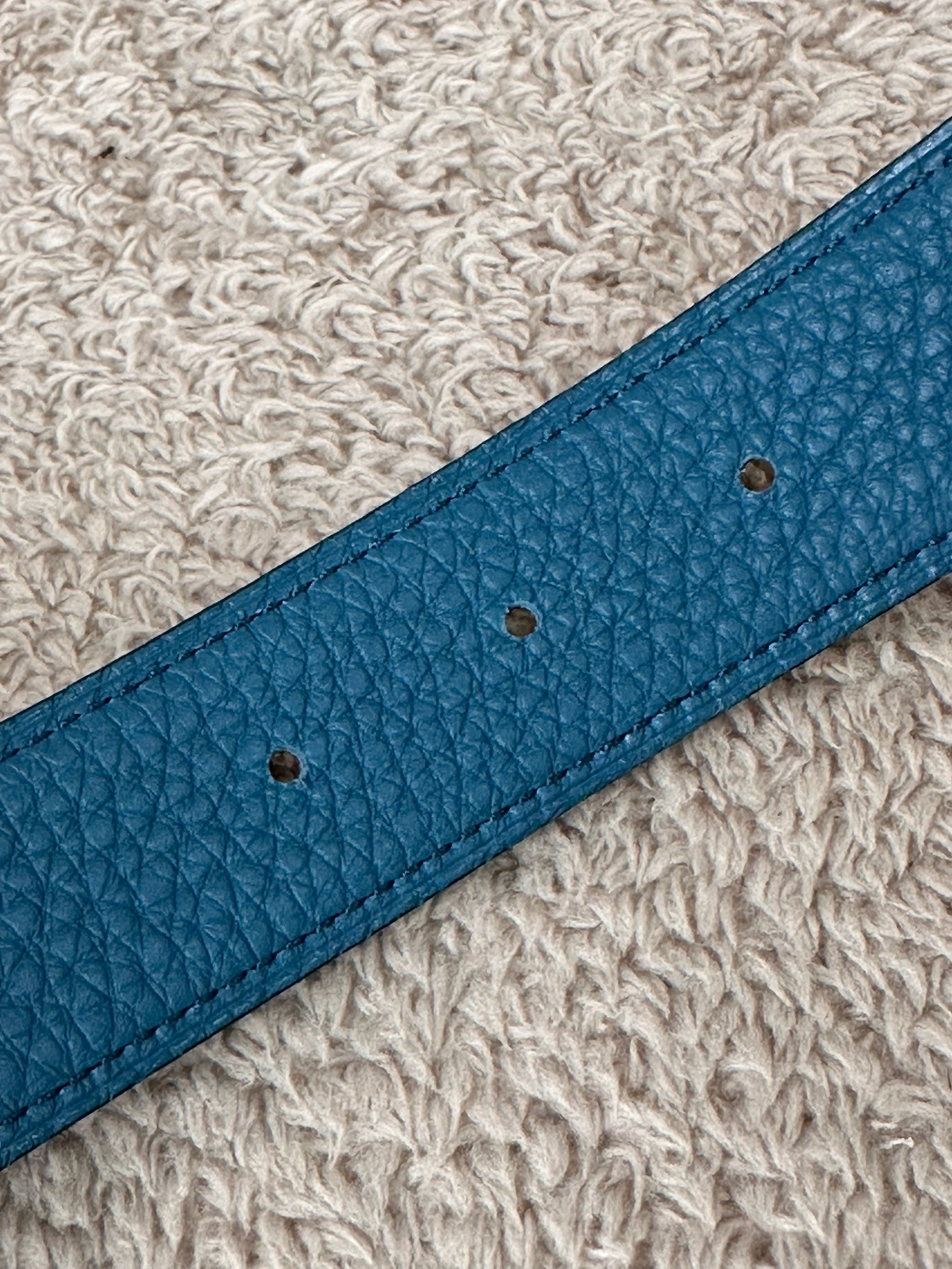 Hermes belt 32mm stamp Q square