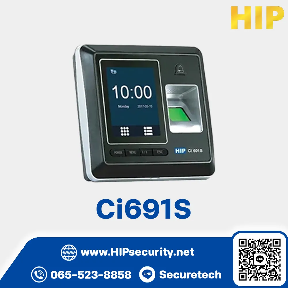 เครื่องสแกนลายนิ้วมือ HIP Series S รุ่น Ci691S