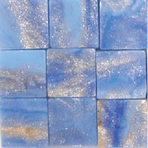 Mosaic marble - skipper blue col. (size 10x10 mm,500g/pack)