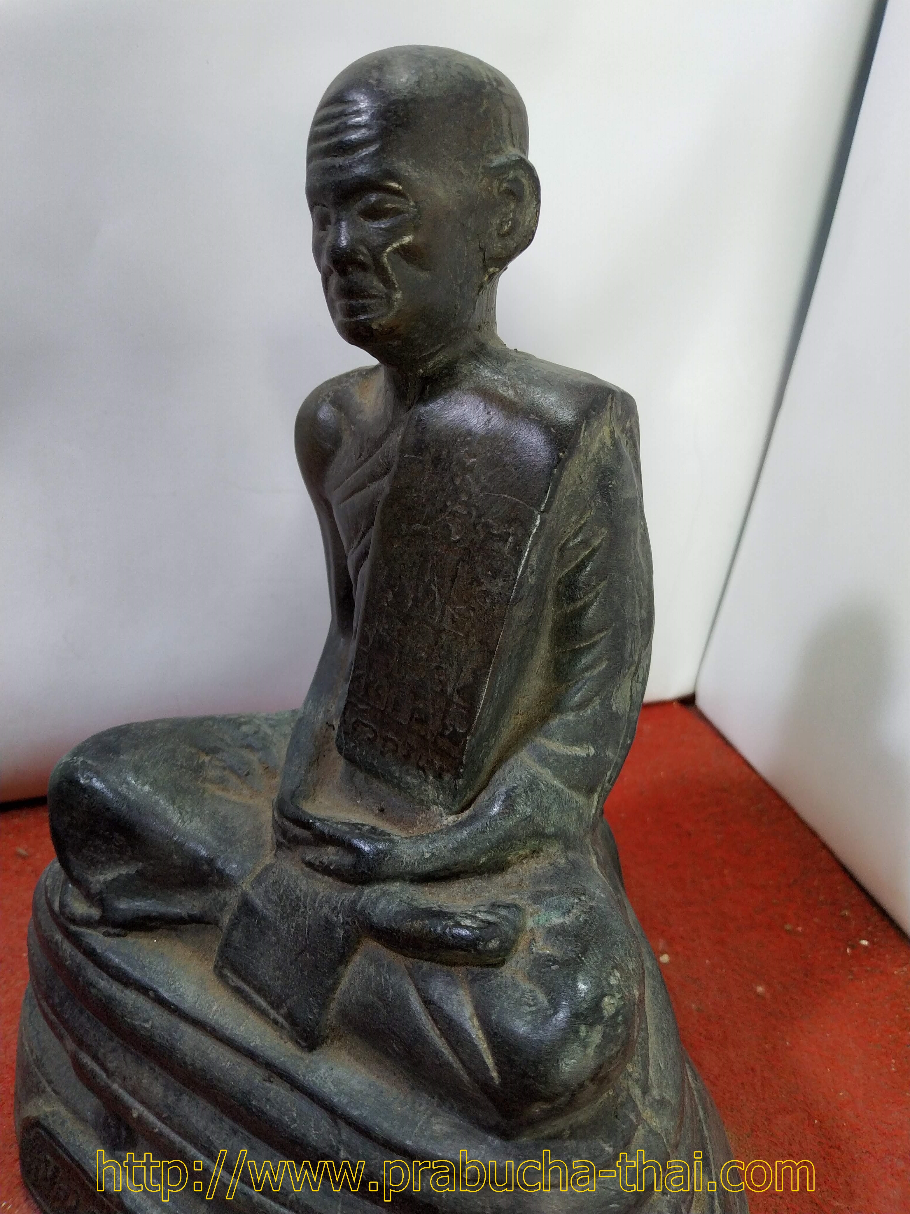 หลวงพ่อพรหม ถาวโร วัดช่องแค อ.ตาคลี จ.นครสวรรค์ หน้าตัก 5 นิ้ว (หล่อโบราณ)