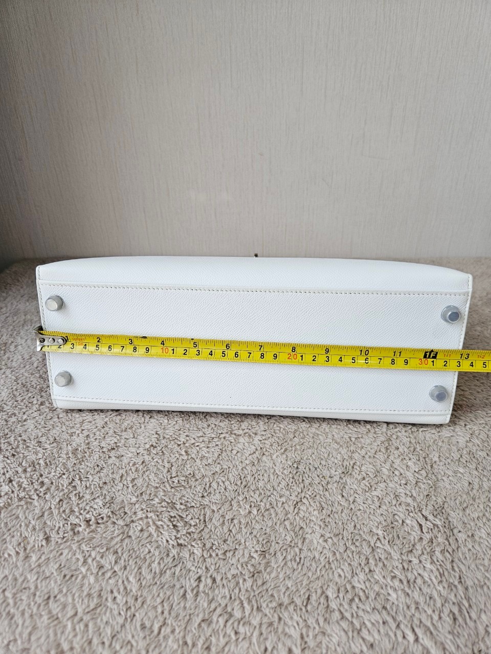 Hermes K32 Blance Epsom PHW stamp K