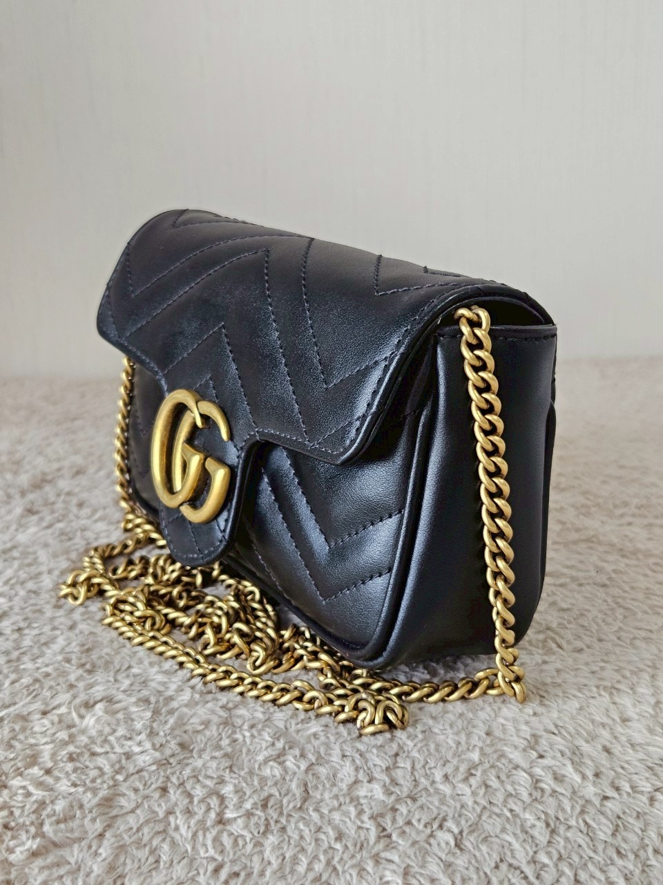 Gucci Marmont Super Mini สีดำ