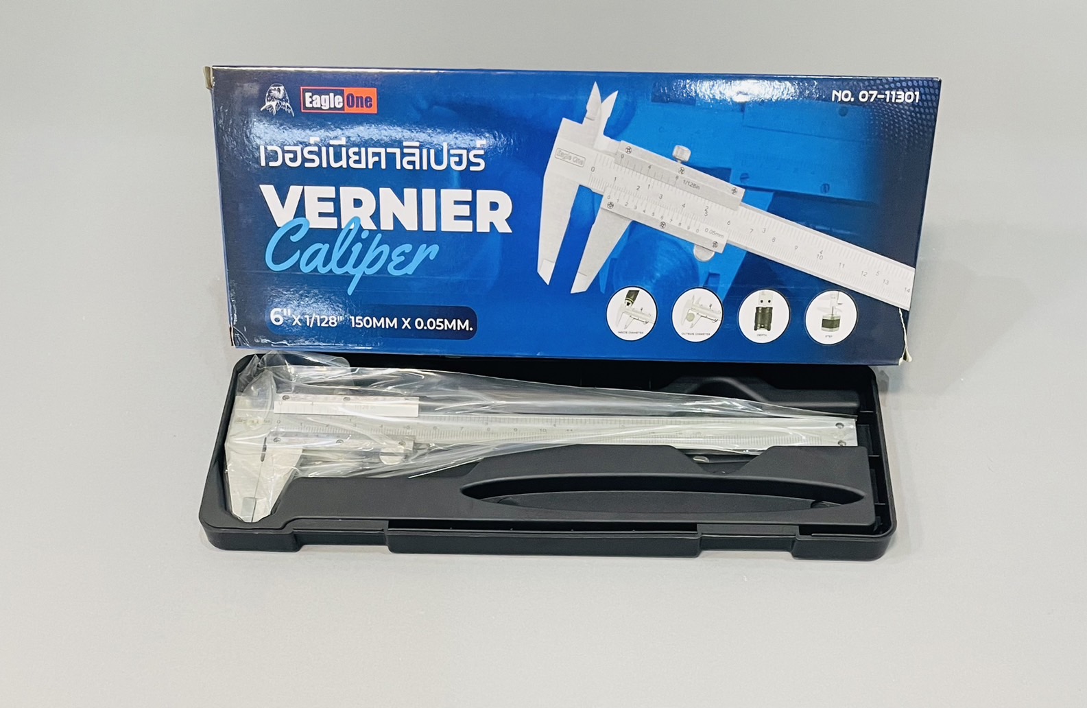 เวอร์เนียแบ่งร้อย 6" รุ่นกล่อง EagleOne
