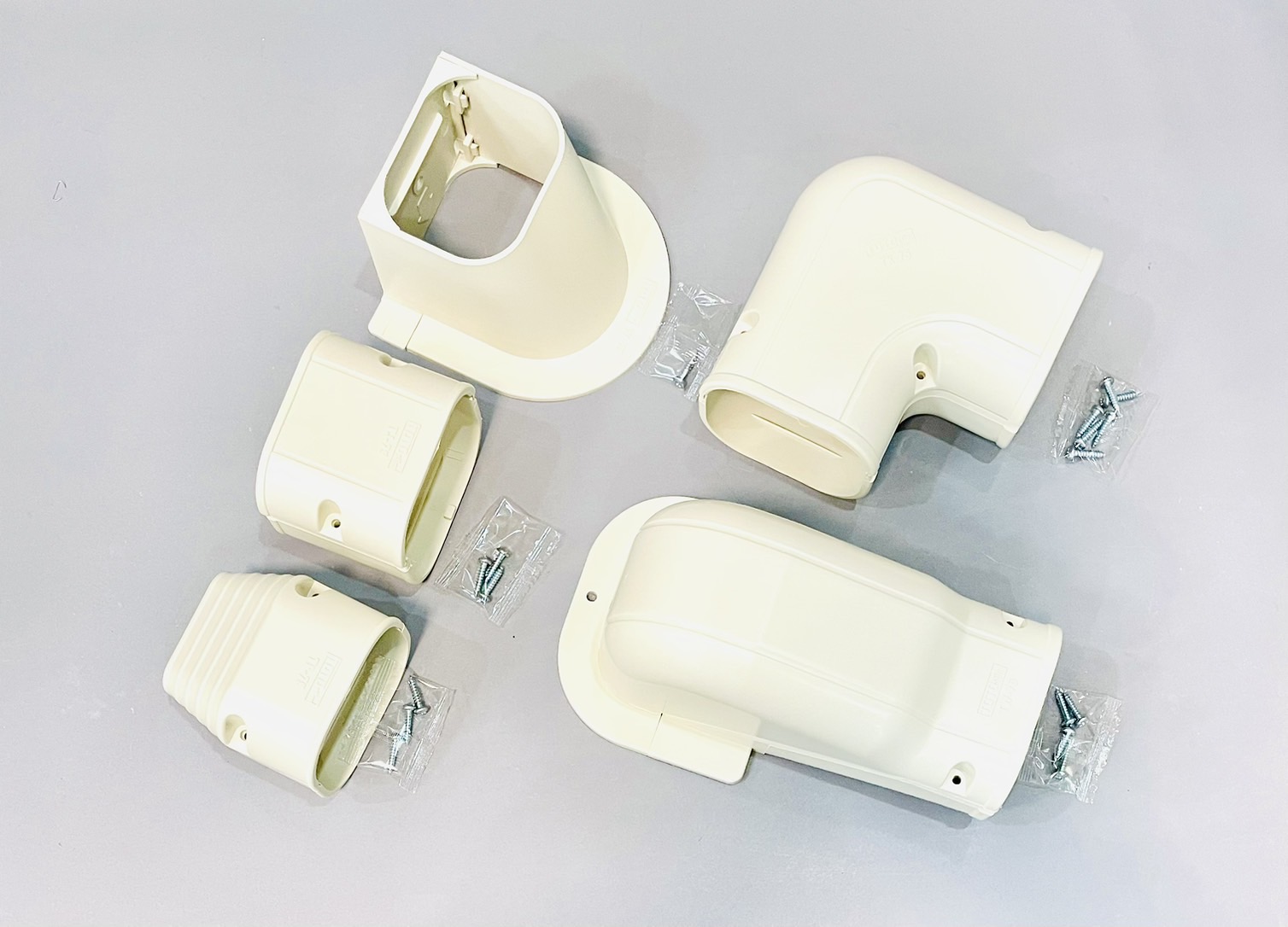 ฝาครอบรางแอร์ TW/AW75 สีครีม (หัวกะโหลก)