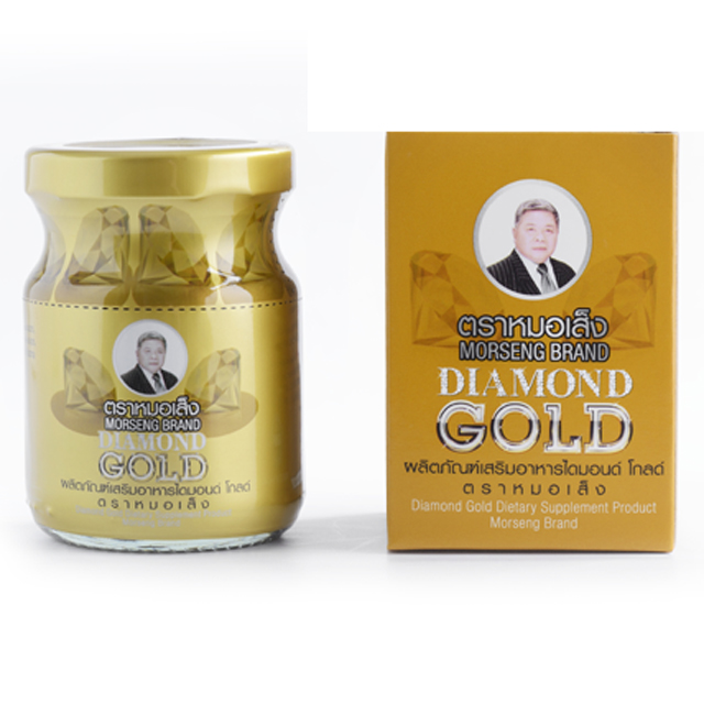 หมอเส็ง ผลิตภัณฑ์เสริมอาหารหมอเส็ง ไดมอนด์โกลด์ (ชนิดน้ำ 70 มล.) ทอง 70 มล.