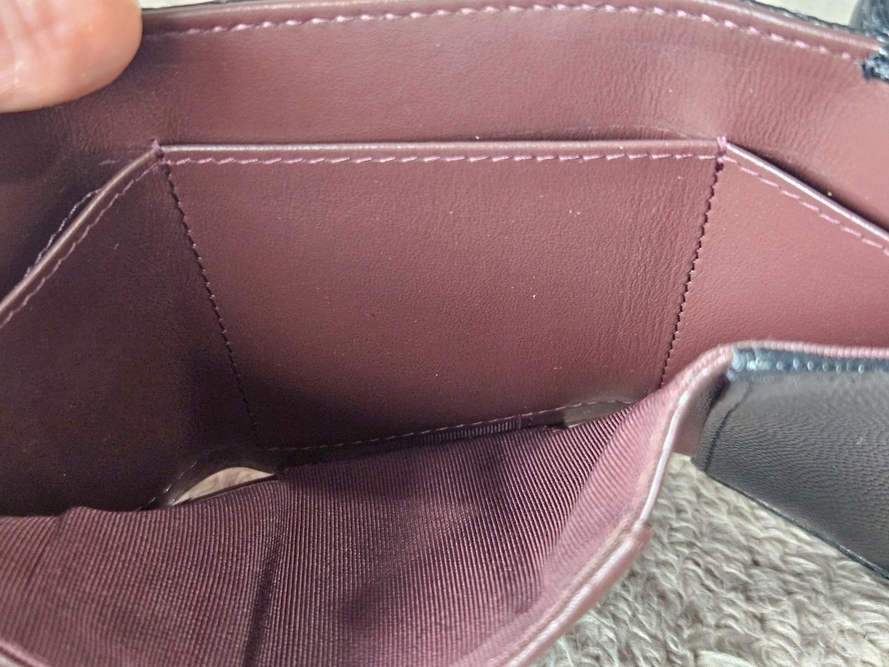 Chanel Trifold Short Black Caviar GHW Wallet