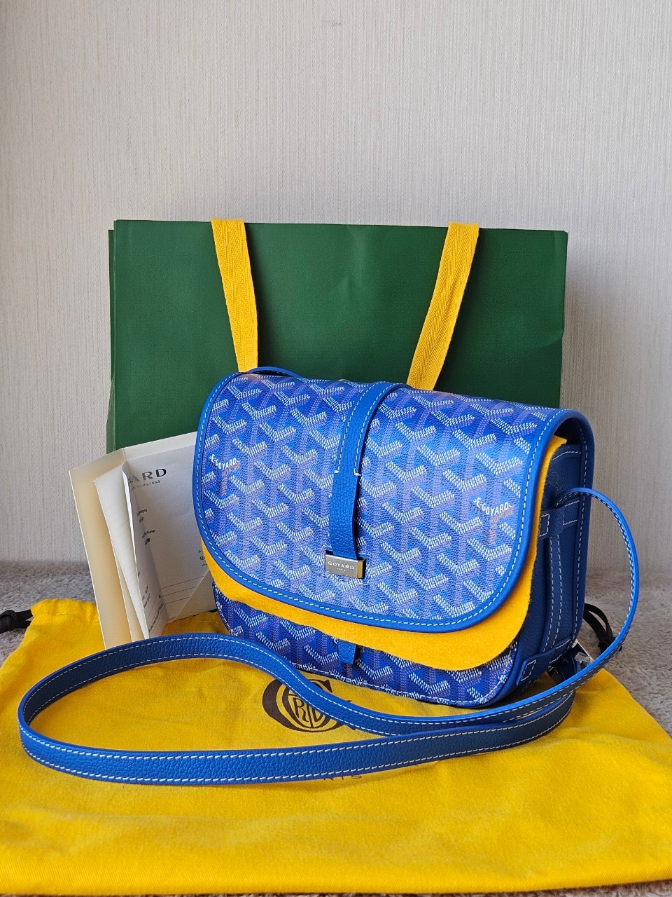 Goyard Belvedere PM sky blue