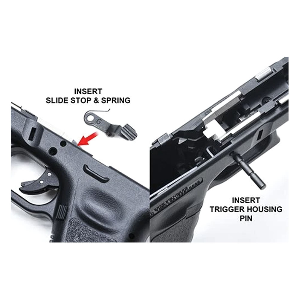 Guarder G17/18C/22/34 New Generation Frame Rail Mount (Black)