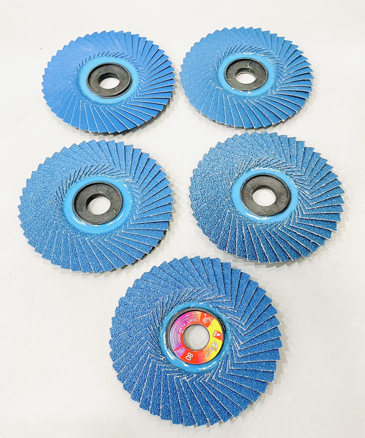 ผ้าทรายจานเรียงซ้อน หลังอ่อน