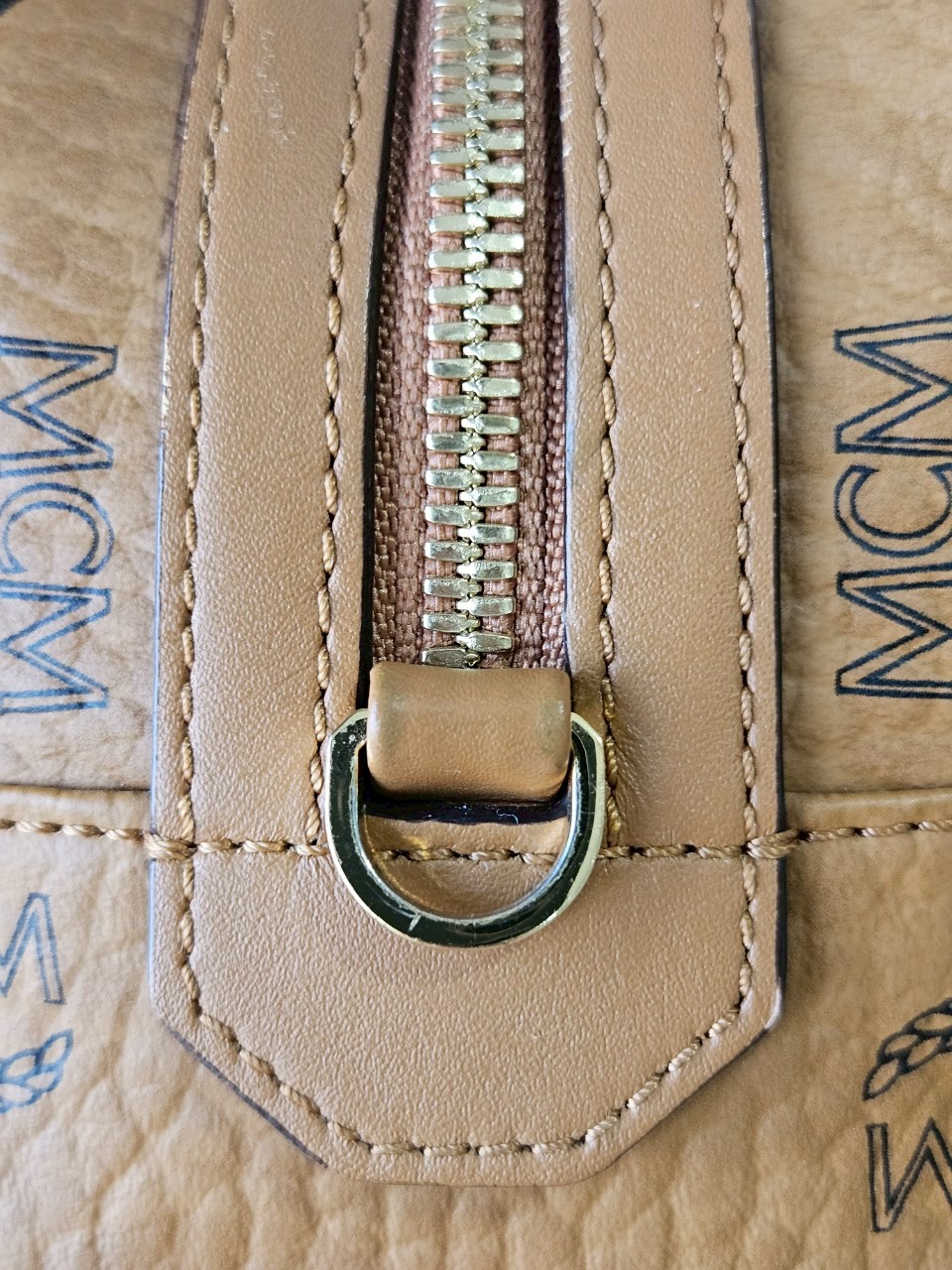 MCM Geo Laurel Wash Bag