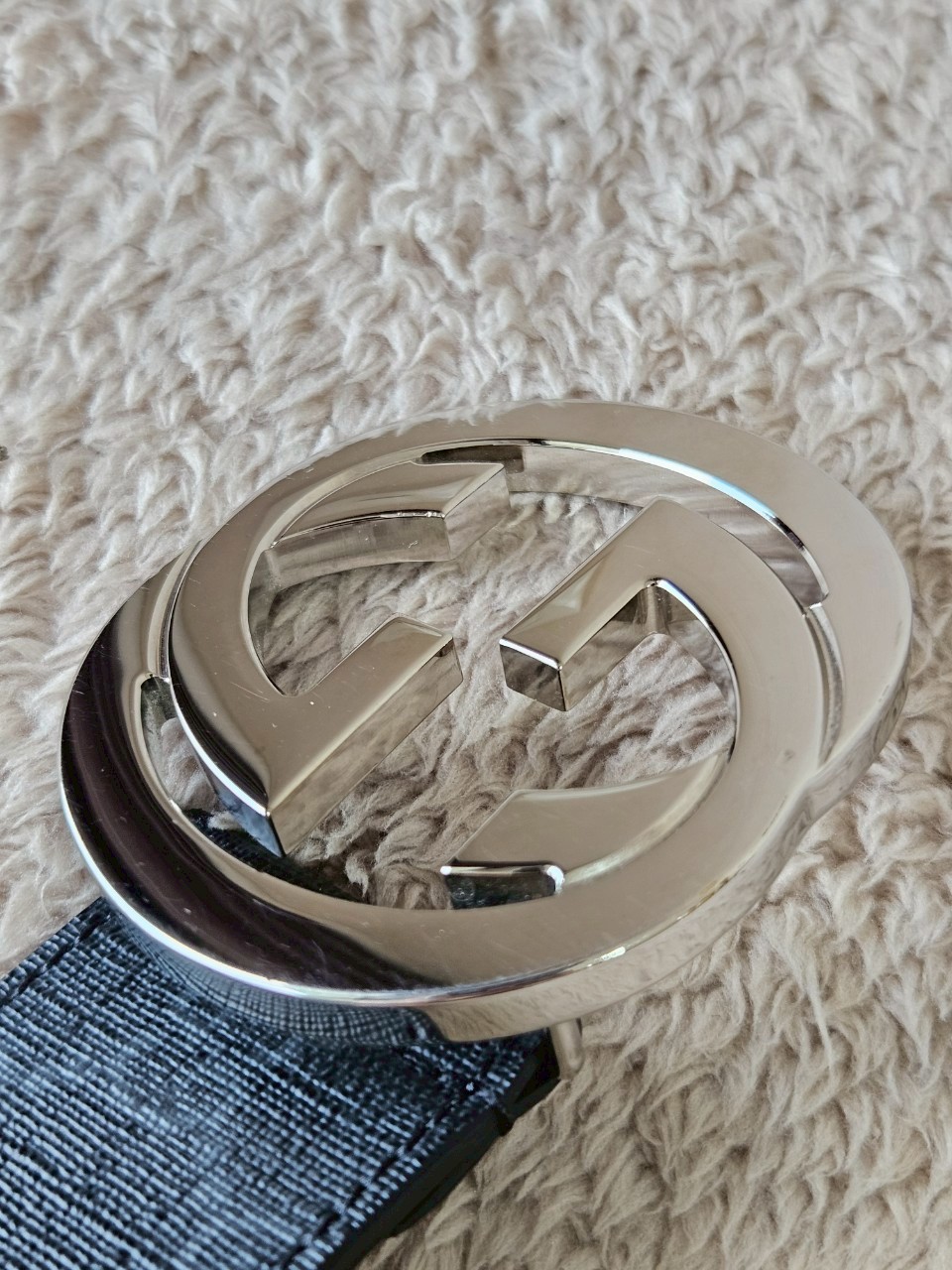 Gucci GG Supreme Belt with G Buckle