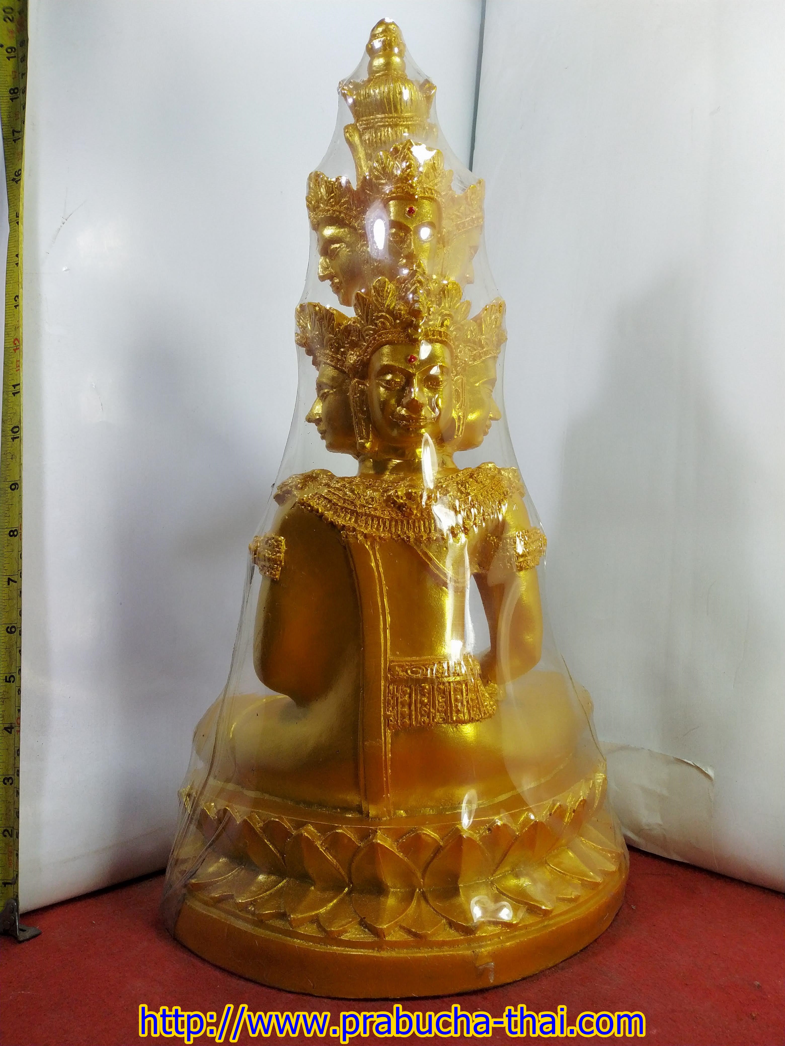 พระเศรษฐีนวโกฎิ ทรงสูง เก้าพระพักษ์ หน้าตัก9 นิ้ว เนื้อเรซิ่น