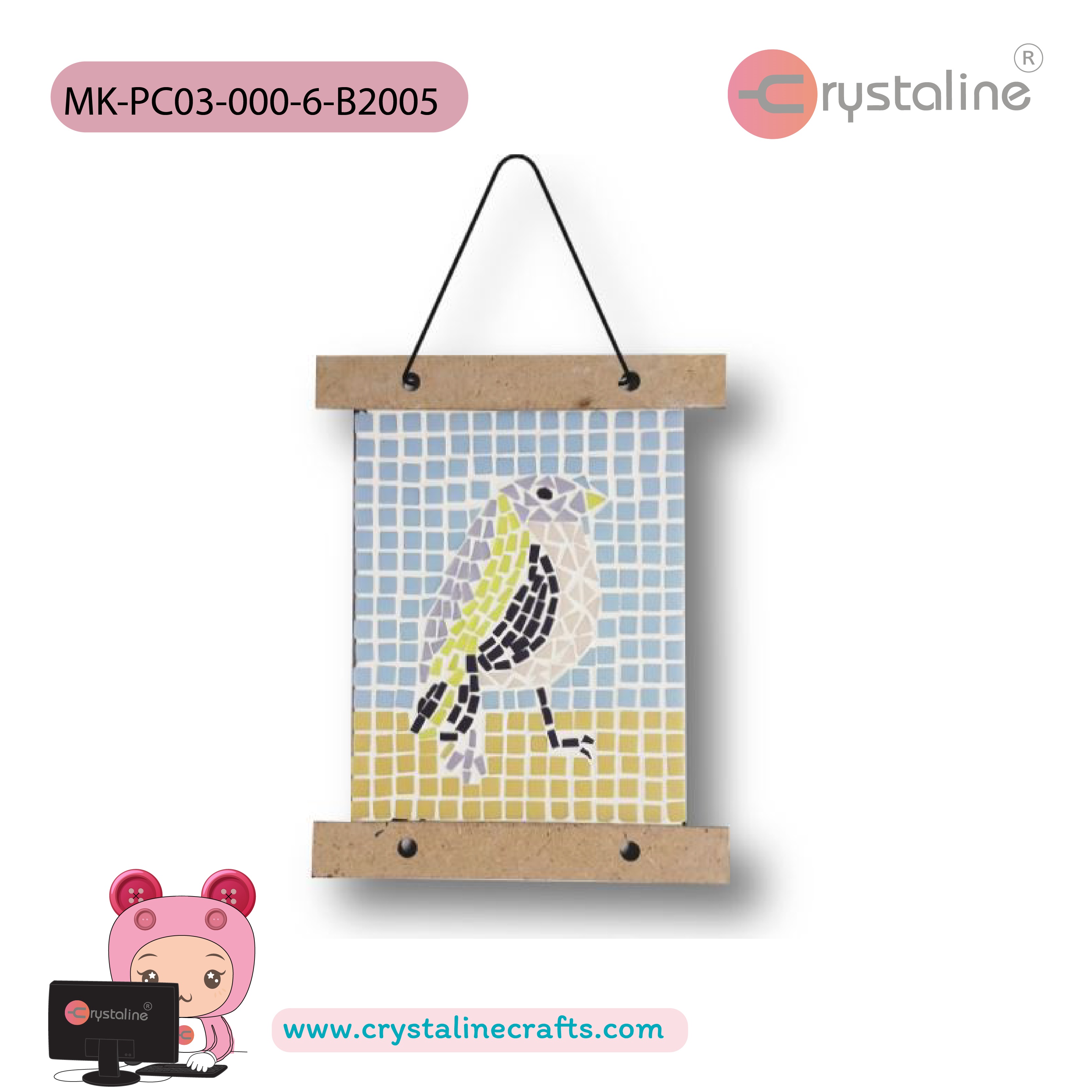 Picture kit - Bird (size 12x14 cm,1pc/pack)