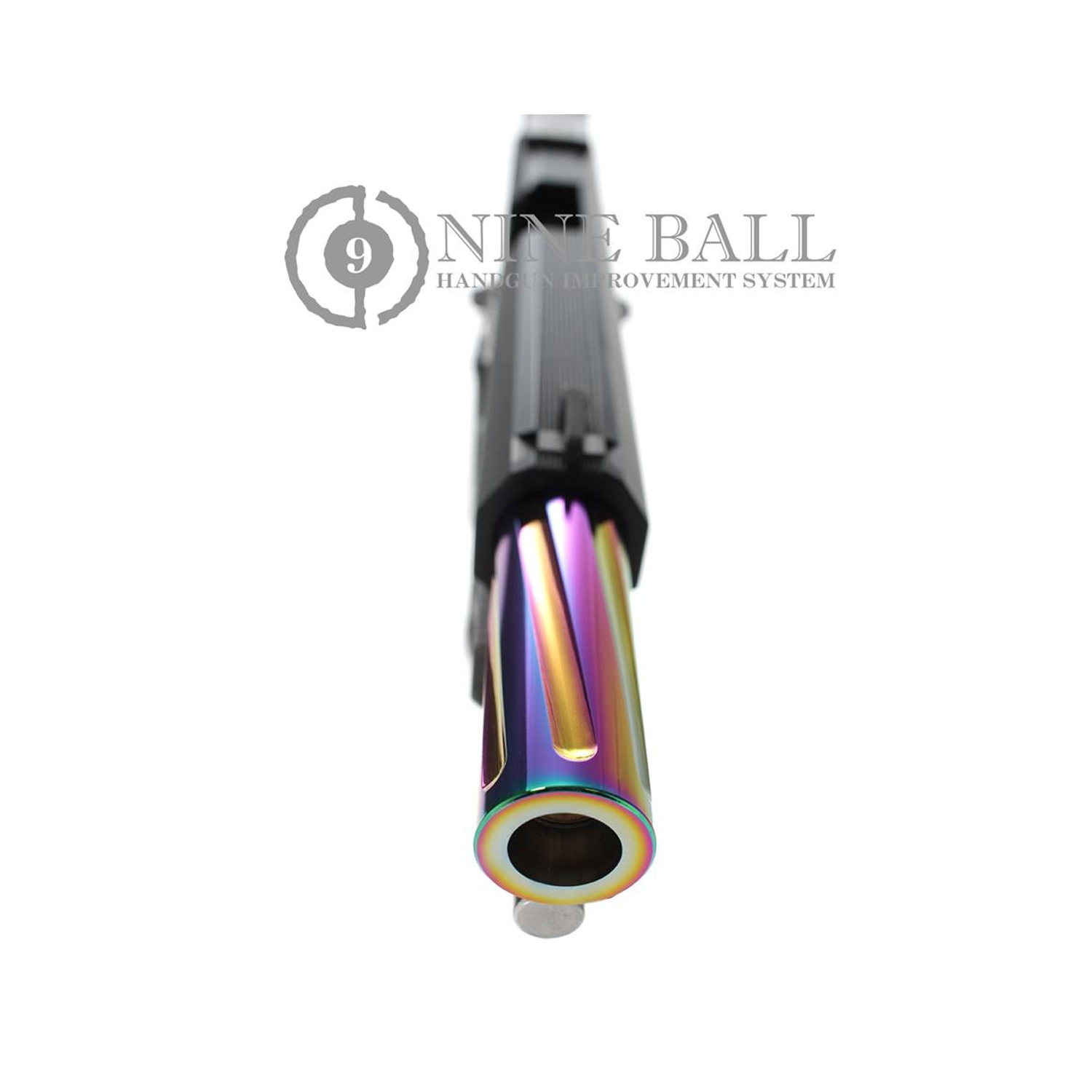LAYLAX Nine Ball "Fixed" Aluminum Heat Gradation Fluted Outer Barrel for Tokyo Marui Hi-CAPA 5.1 GBB