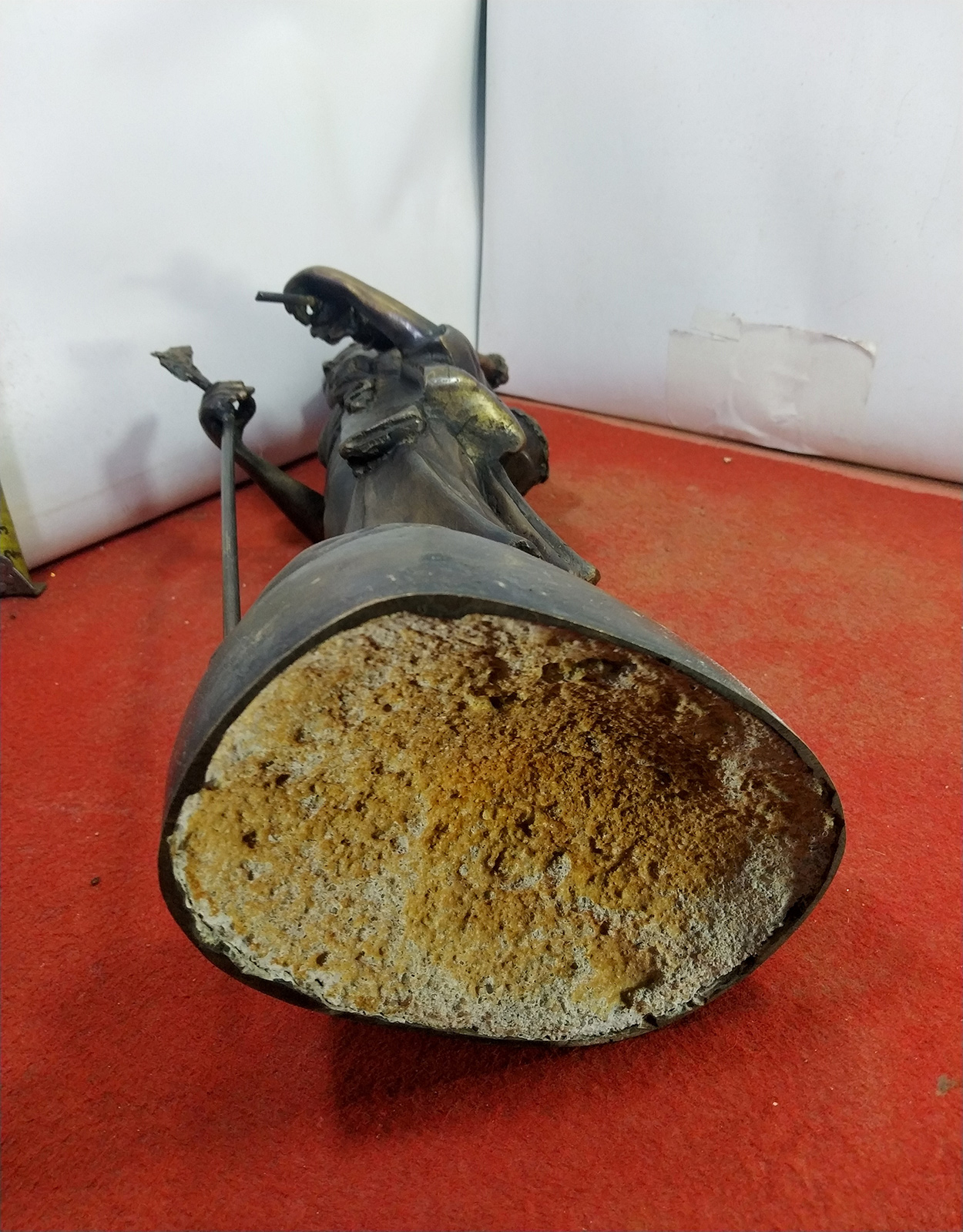 พระสิวลี พระอรหันต์แห่งโชคลาภ สูง 13 นิ้ว เนื้อโลหะทองเหลืองสำริด