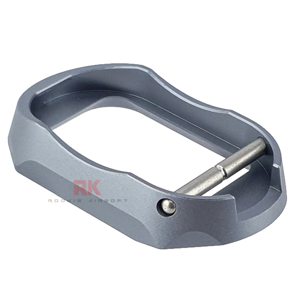5KU CNC Aluminum Spy Magwell for Marui Hi-Capa (Titanium Grey)