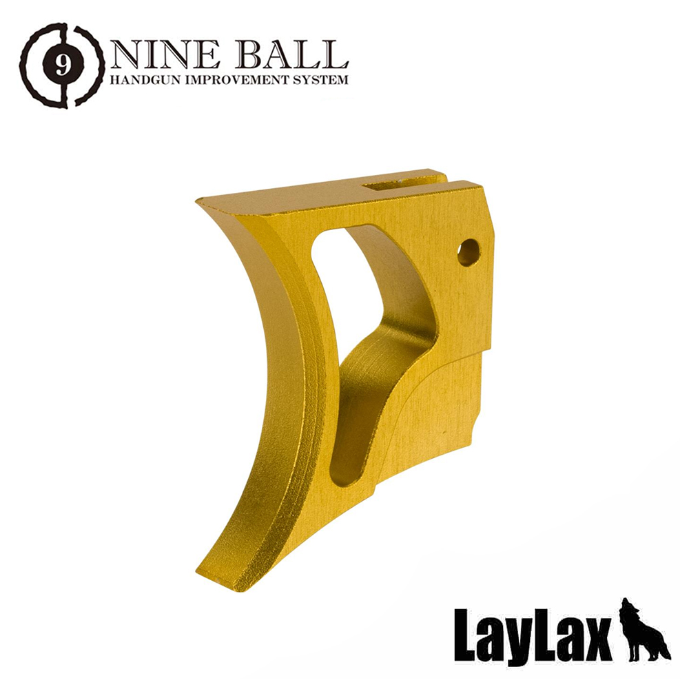 LAYLAX Nine Ball Upgrade OMEGA Trigger for Tokyo Marui Hi-CAPA 4.3 / 5.1 (Gold)