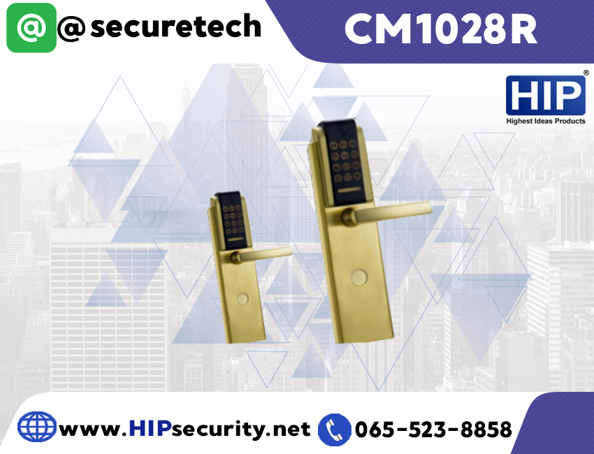ประตูล็อคโรงแรม HIP Intelligent lock รุ่น CM1028R