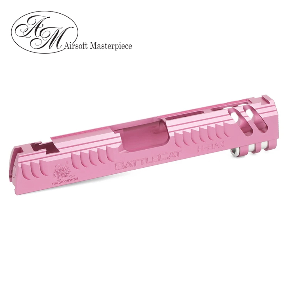 Airsoft Masterpiece Limcat Battlecat 4.3 Standard Slide for Hi-CAPA (Pink)