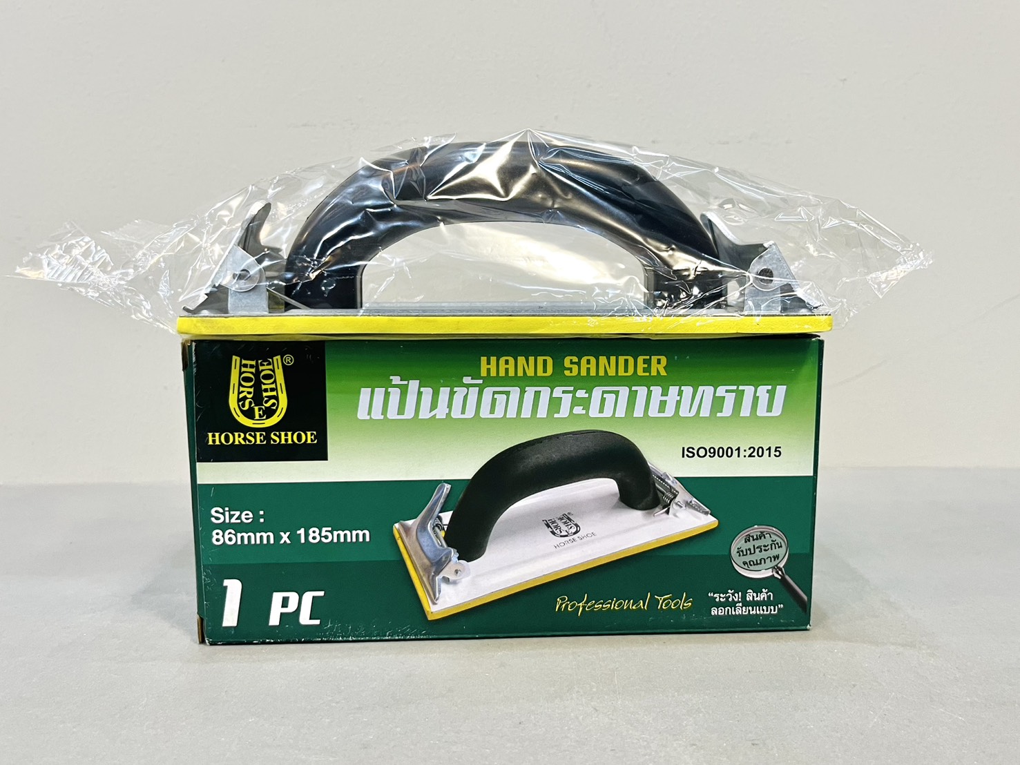 มือจับกระดาษทราย 86 x 185 มิล HORSE SHOE