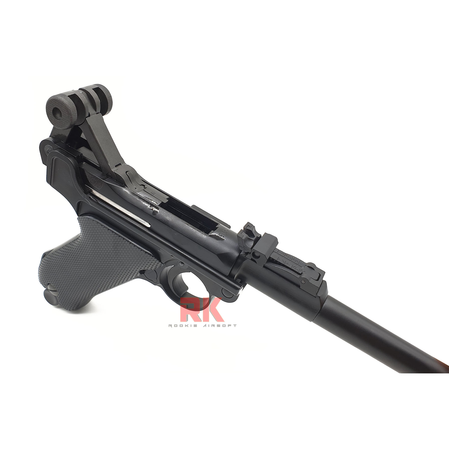WE Luger P08 4 นิ้ว GBB - Black