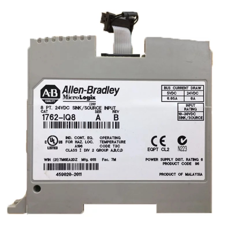 Allen-Bradley 1762-IQ8 MicroLogix 8-Ch 24V DC Sink/Source Input Module