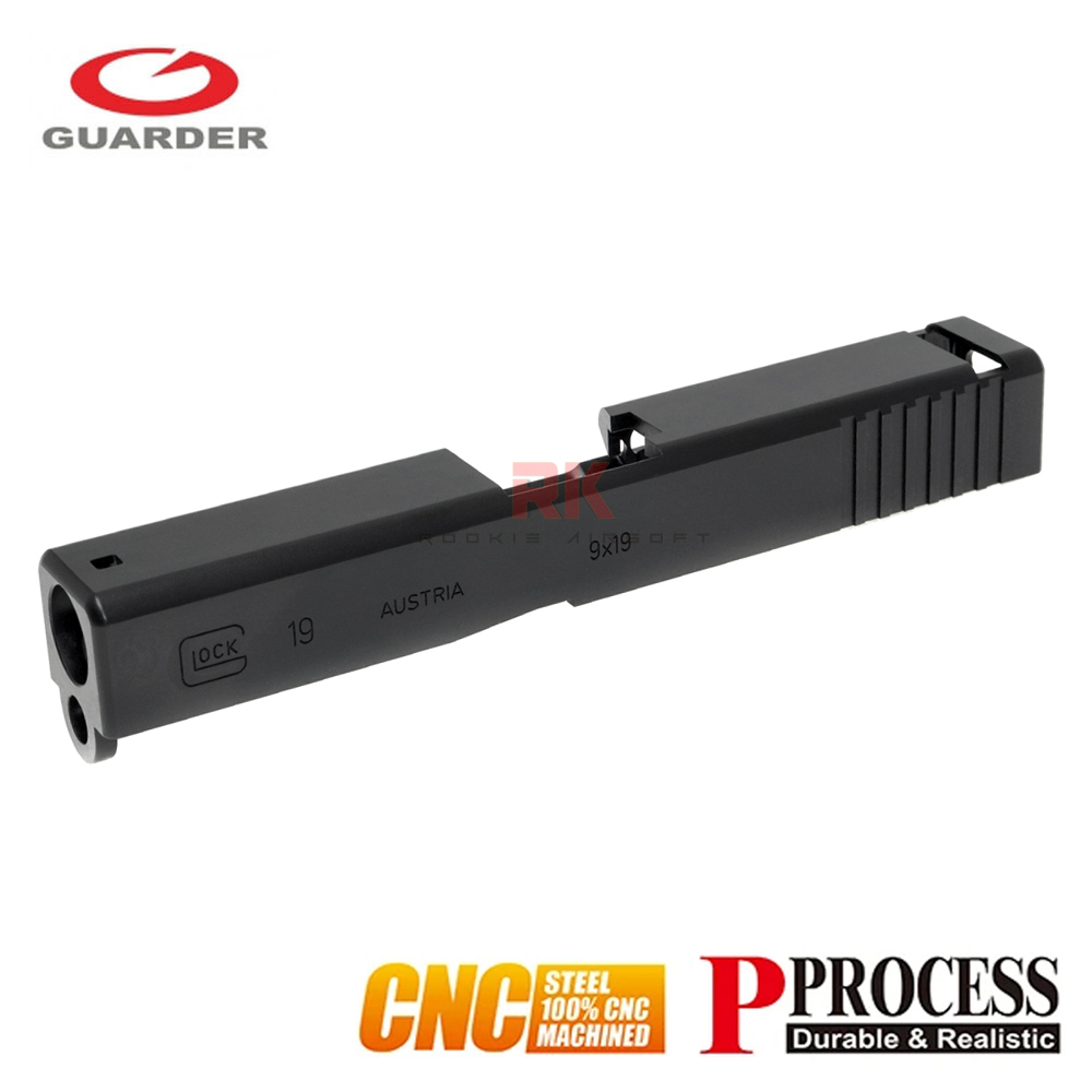 Guarder CNC Steel Slide for Marui G19 Gen3 (Black)
