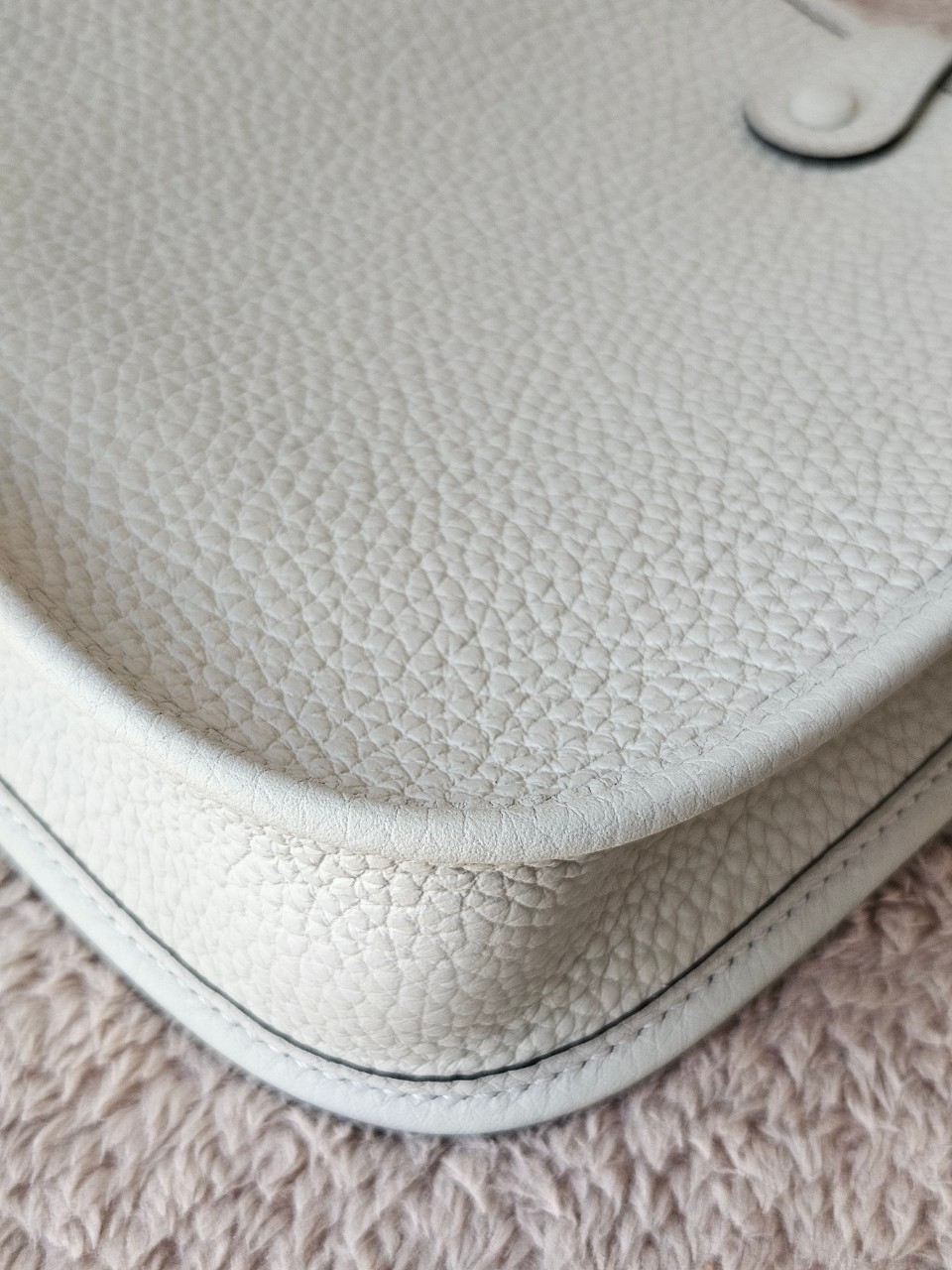 Hermes Evelyne mini size16 stamp B (2023) สี Gris Neve