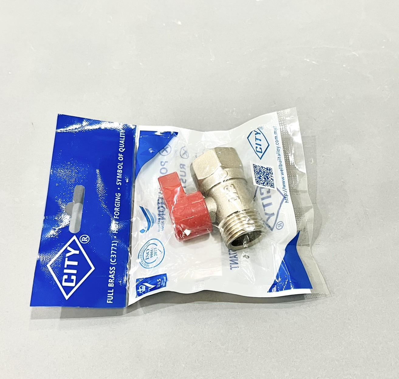 มินิบอลวาล์ว 1/2" ผม รุ่นประหยัด