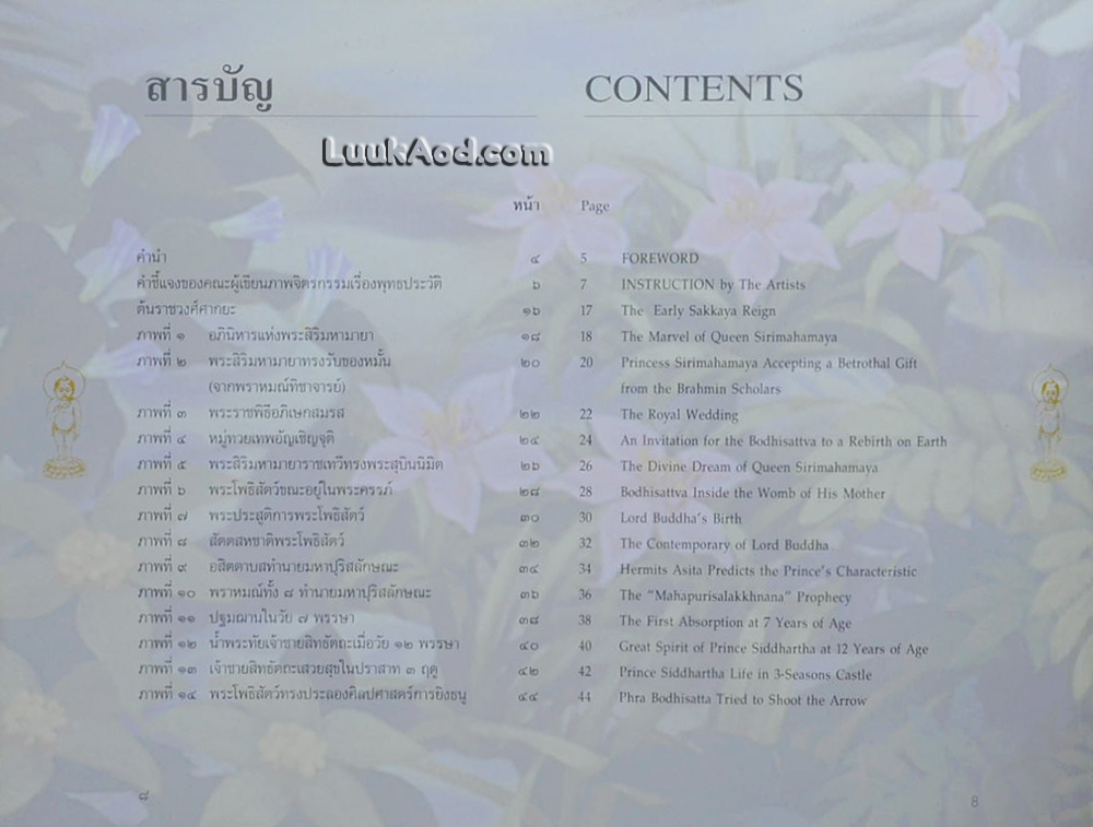 พุทธประวัติ History of Buddha (2 ภาษา ไทย-อังกฤษ)