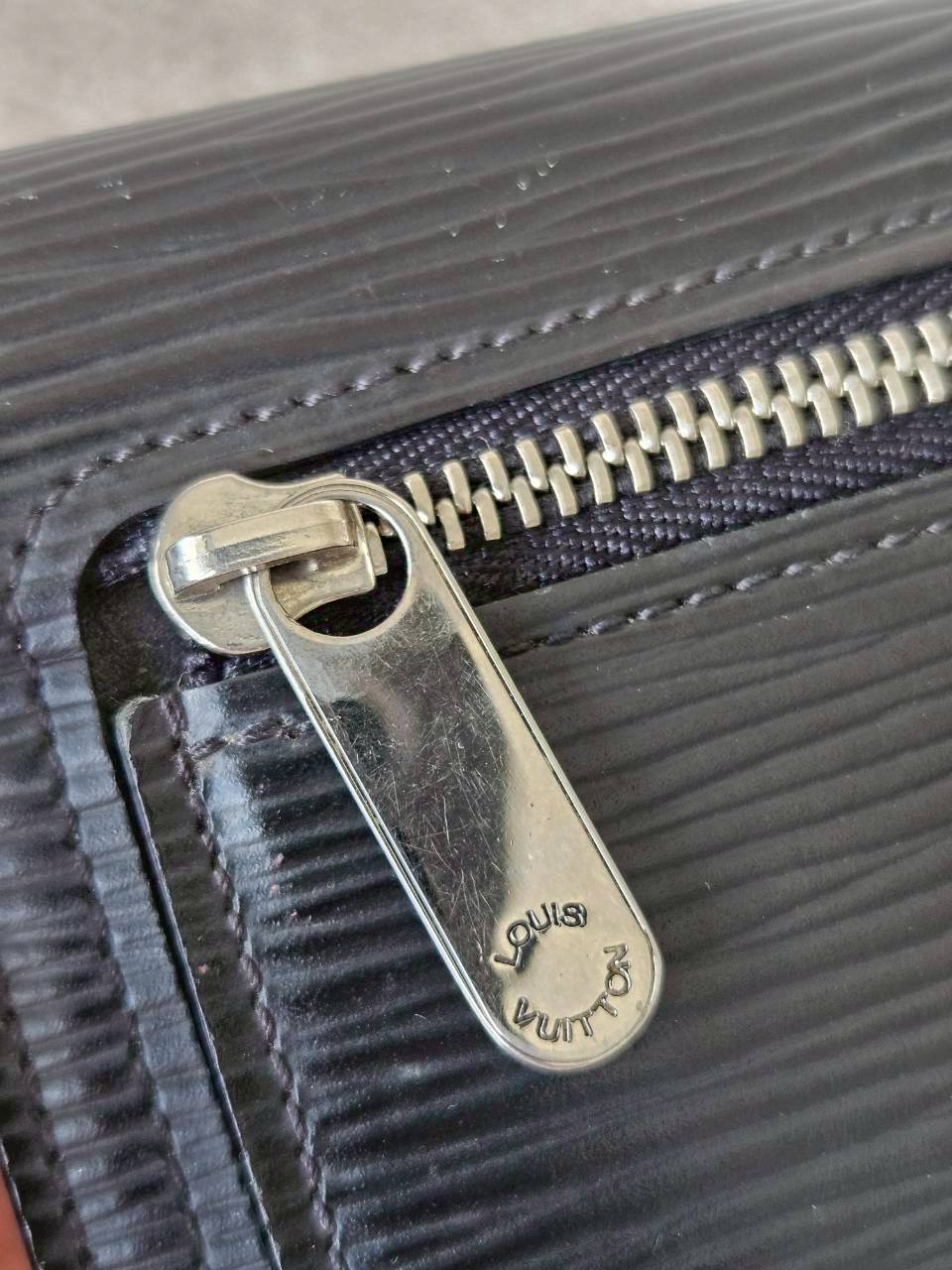 LV Eugenie Black Epi Wallet