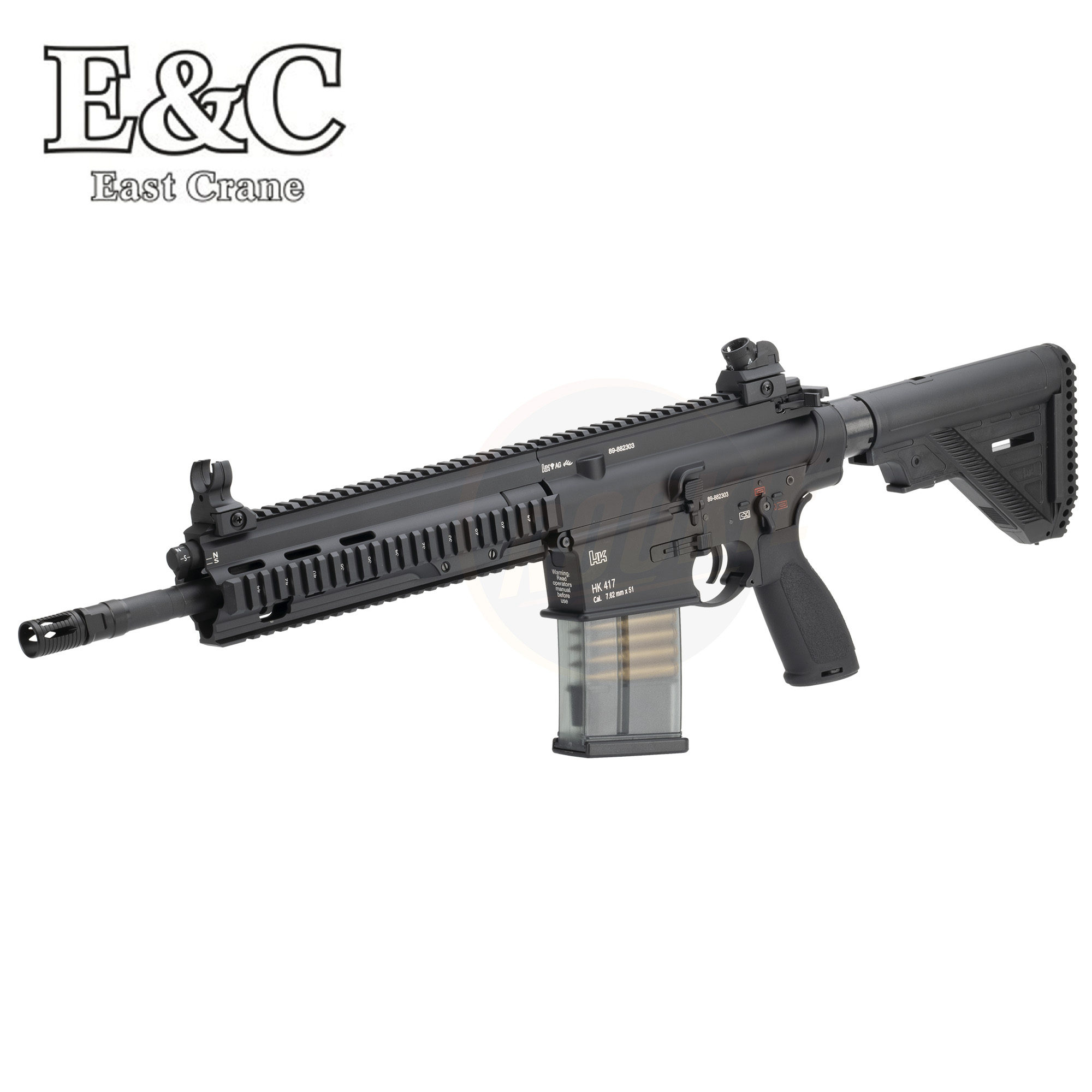 E&C 202 S2 HK417 A2 AEG - 10" Handguard / 13" Barrel