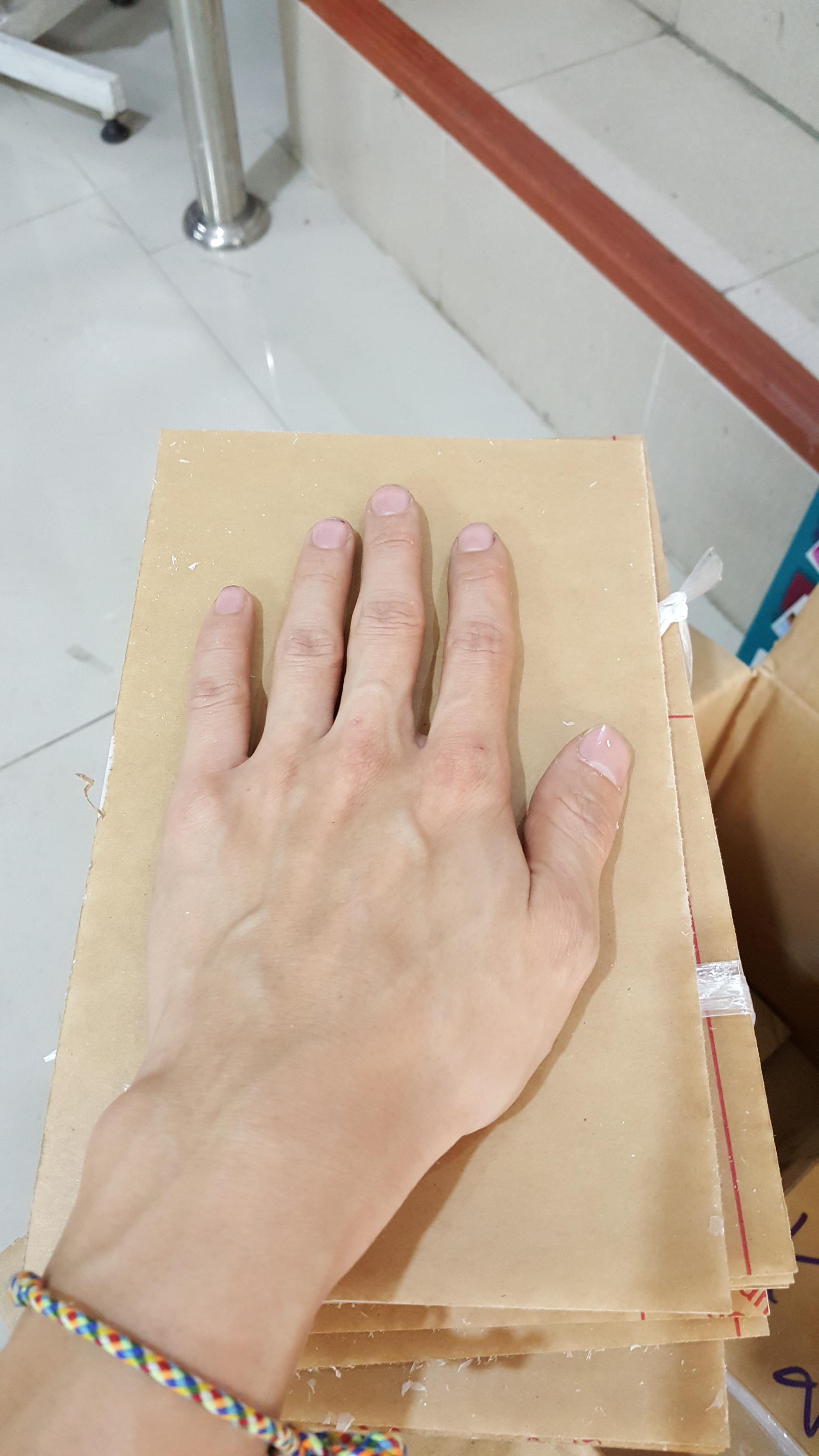 แผ่นอะคริลิคแบบแข็ง ใช้กับลูกกลิ้งสำหรับคลึงหมึกพิมพ์ลายนิ้วมือ