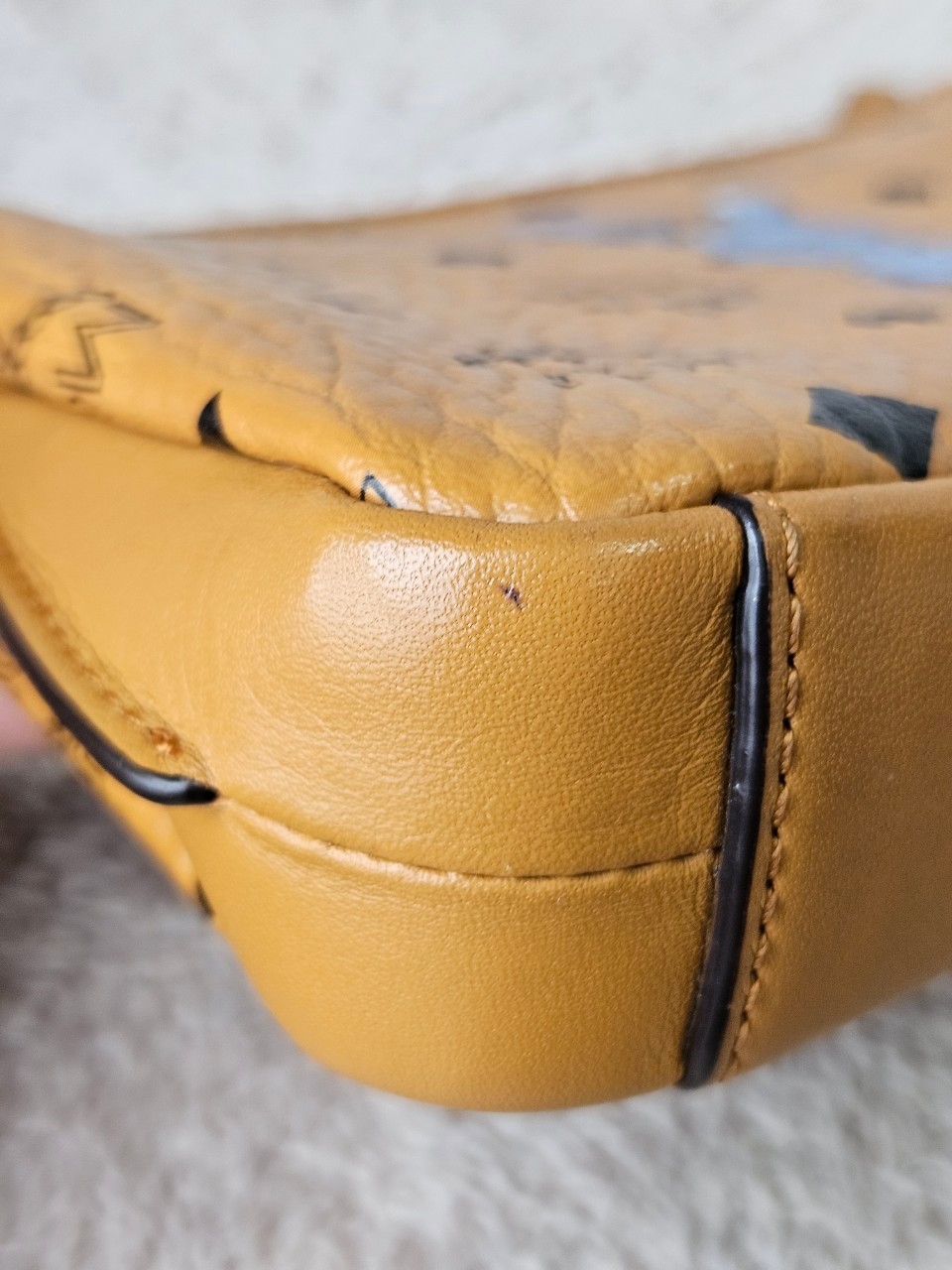 MCM Rabbit Top Zip Crossbody