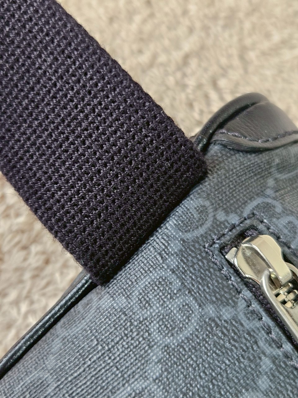 Gucci Interlocking G Belt Bag Black