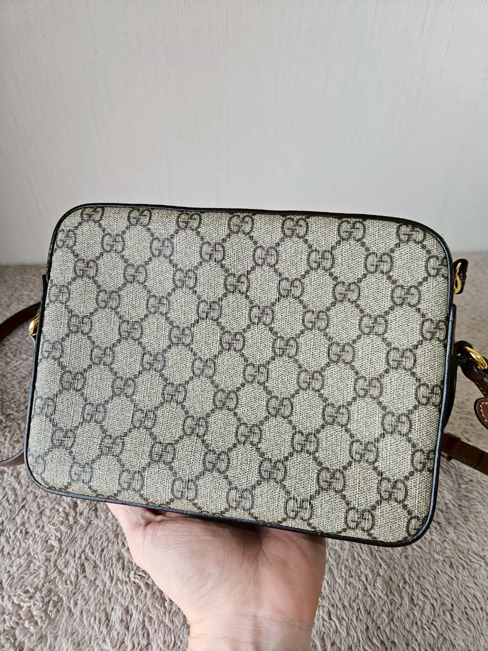 Gucci Horsebit Small Camera Brown