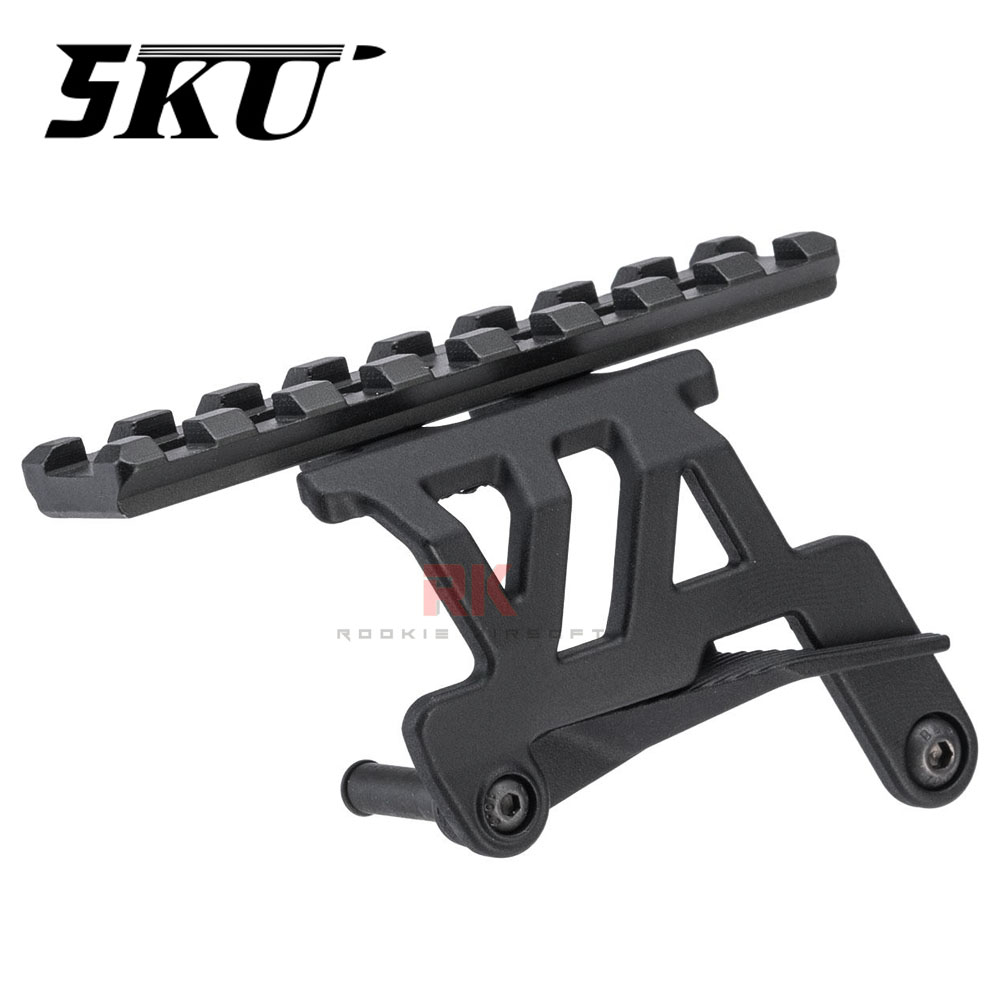 5KU Aluminum Optic Rail Mount for Hi-Capa (Black)
