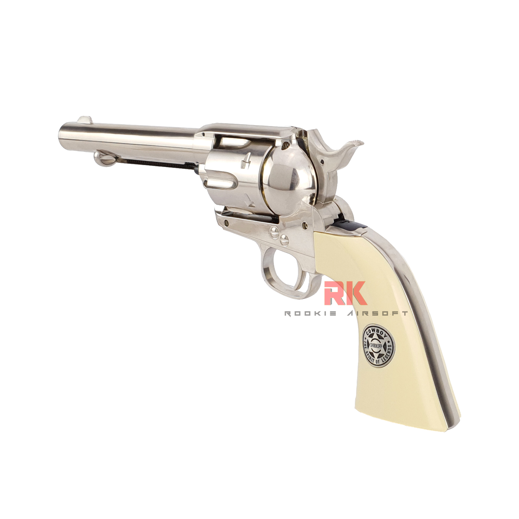 UMAREX Colt SAA Peacemaker Co2 6mm - Nickel Pearl
