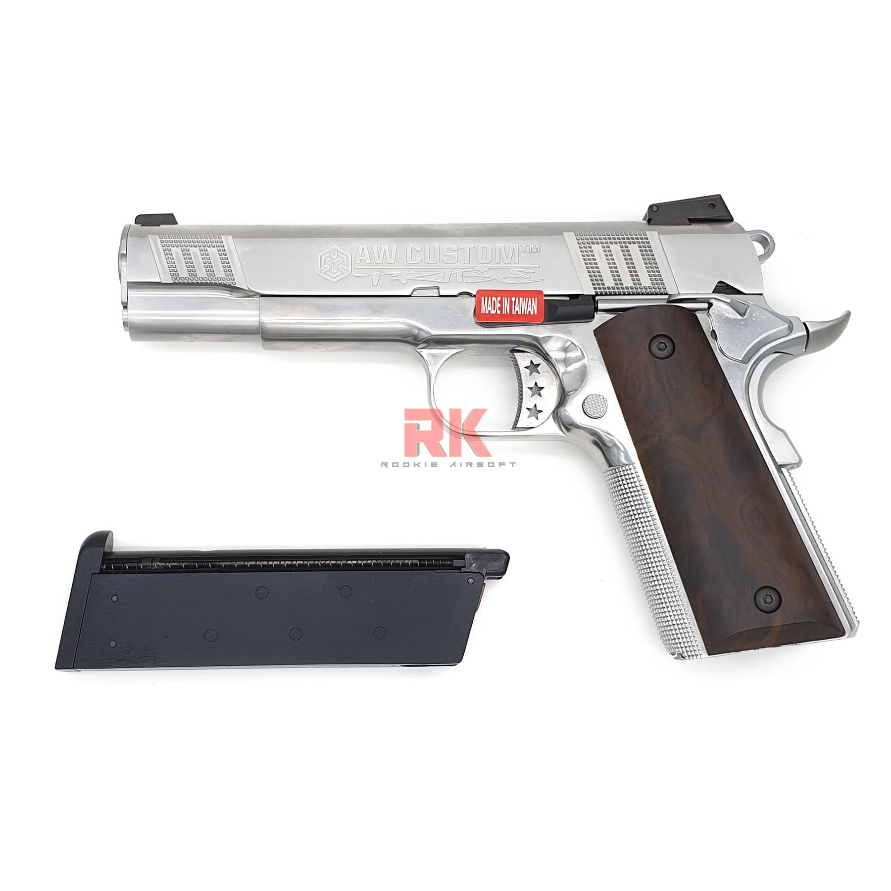 AW NE3001 M1911A1 Cabot Guns - Silver