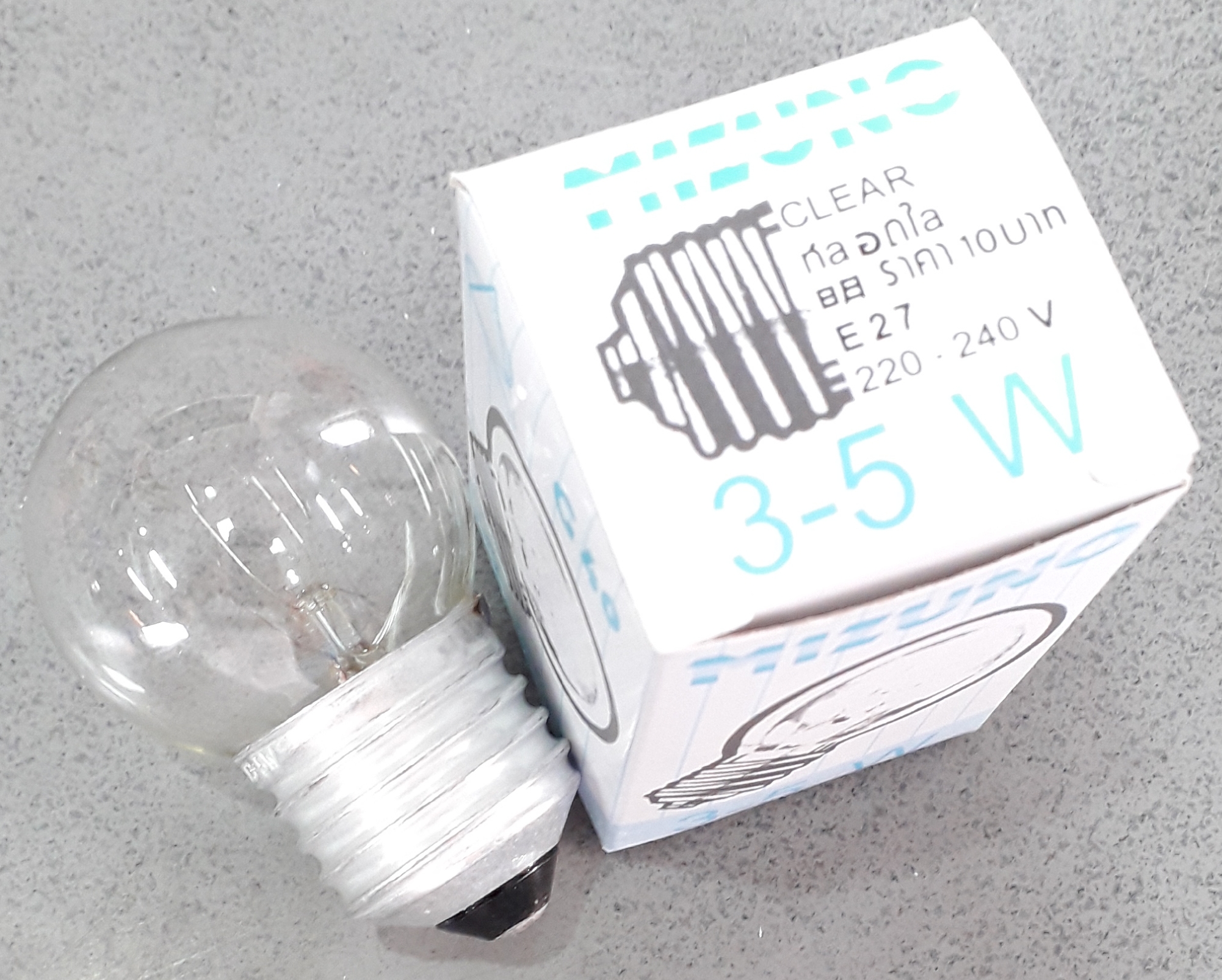 หลอดปิงปอง 1w LED E27 ขาว แลมป์ตัน