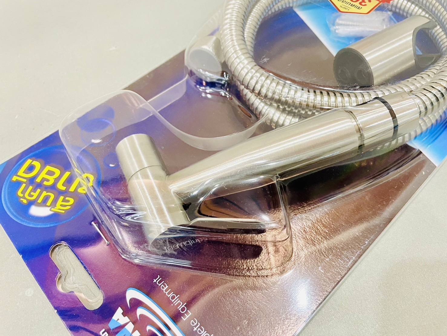 สายฉีดชำระ SPA/BS01SS สีเงิน สแตนเลส