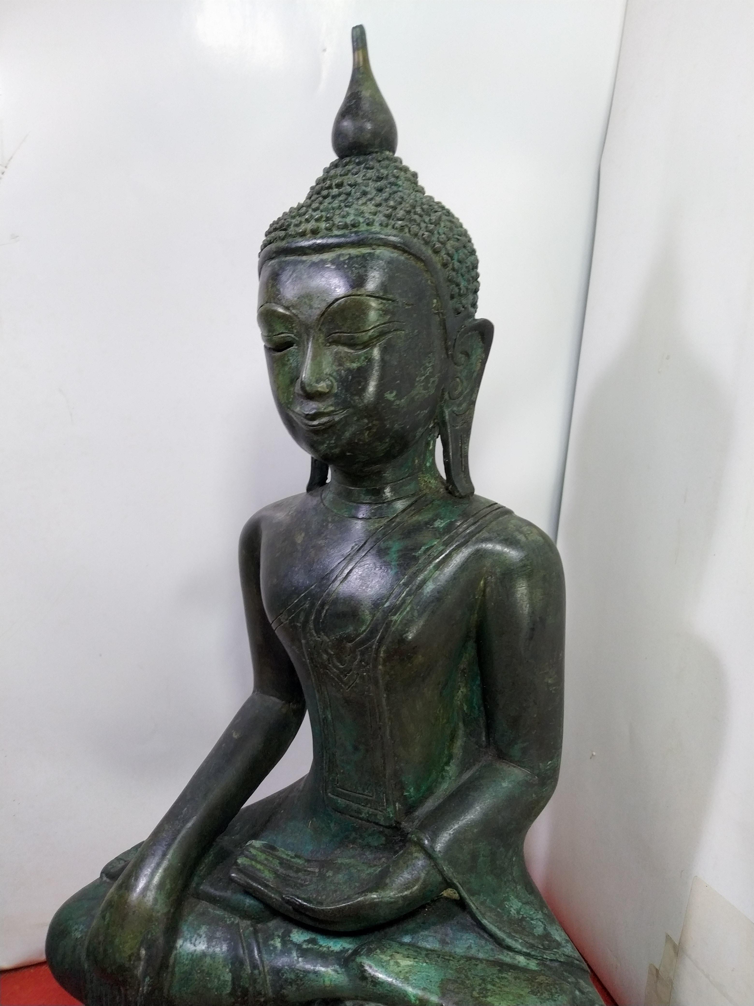 พระล้านนา อมตะ แห่งเชียงตุ้ง หน้าตัก 9 นิ้ว เนื้อโลหะสำริด