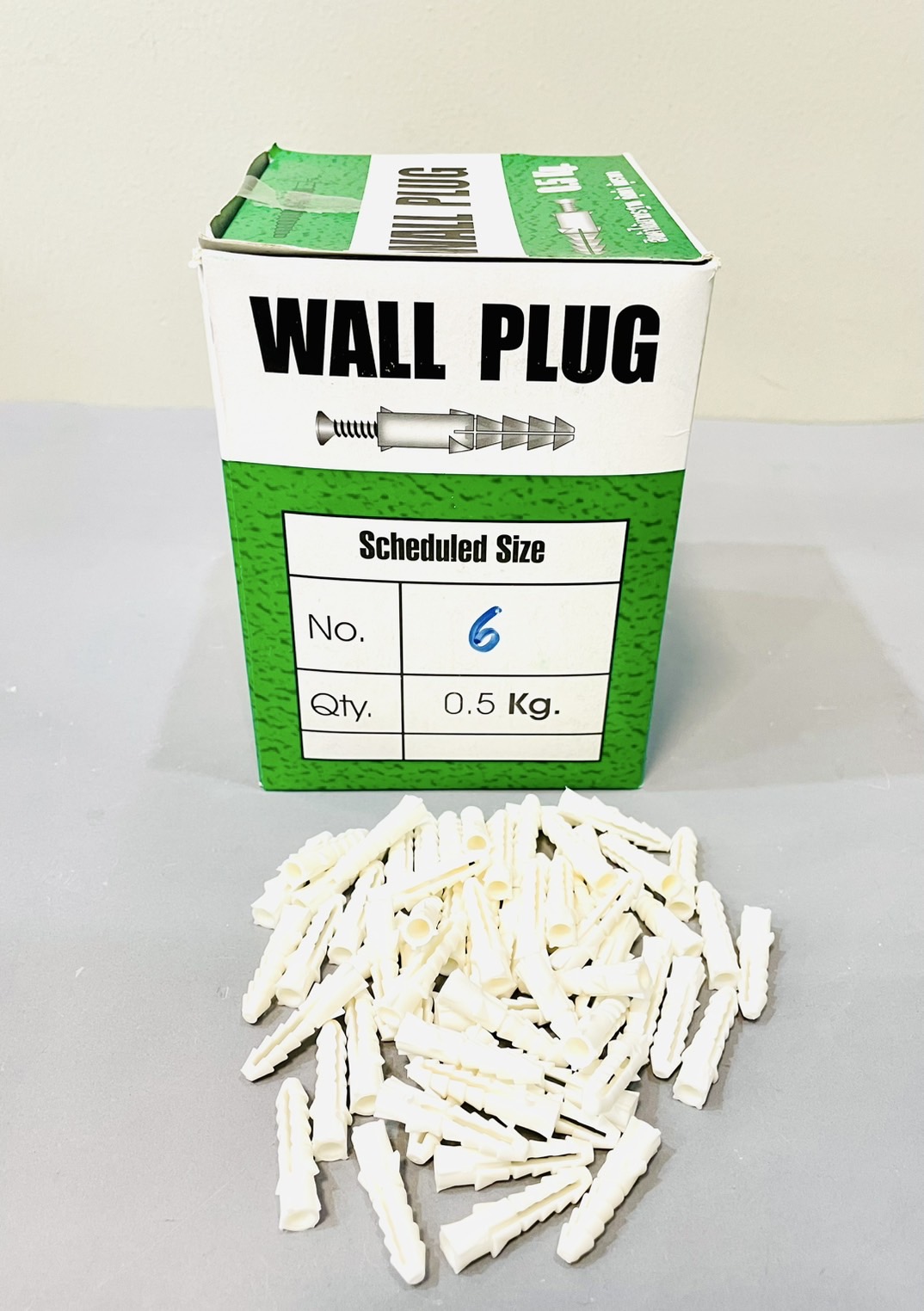 พุ๊กพลาสติก ขนาด 0.5 กก.